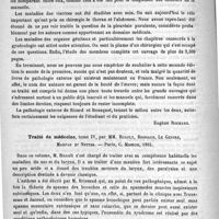 0214 - Page 214 - Bibliothèque. Traité de pathologie externe, par MM. Poulet et Bousquet, deuxième édition, revue et corrigée par MM. Ricard..., et Bousquet... - O. Doin, Paris, 1893 [Eugène Rochard] / Traité de médecine, tome IV, par MM. Ruault, Brissaud, Le Gendre, Marfan et Netter. - Paris, G. Masson, 1893