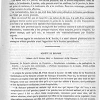 0225 - Page 225 - Académies et sociétés savantes. Société médicale des hôpitaux. Séance du 10 février / Société de biologie. Séance du 11 février 1893