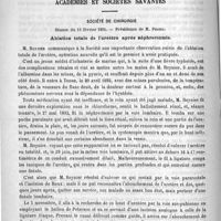 0248 - Page 248 - Hôpital de la Pitié. - Le Docteur Paul Reclus. De l'extirpation des cancers du rectum / Académies et sociétés savantes. Société de chirurgie. Séance du 15 février 1893