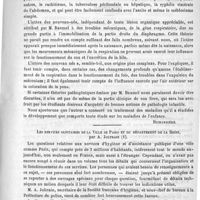 0251 - Page 251 - Bibliothèque. Leçons cliniques sur les maladies des enfants, par Léopold Baumel..., chez Masson, Paris, 1893 [Richardière] / Les services sanitaires de la ville de Paris et du département de La Seine, par A. Joltran