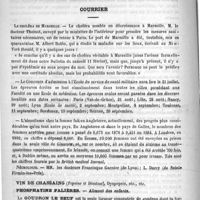 0252 - Page 252 - Bibliothèque. Les services sanitaires de la ville de Paris et du département de La Seine, par A. Joltran / Courrier. Le choléra de Marseille / Nécrologie [Francisque Garnier (de Lyon) / L. Darcy (de Saint-Firmin-les-Prés)]