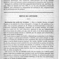 0269 - Page 269 - La variole pendant la grossesse à l'Hôpital d'Aubervilliers pendant l'année 1892, par le Dr Richardière... (Suite et fin) / Revue de l'hygiène. Stérilisation des outils des bouchers (Bulletin municipal officiel du 22 février 1893)