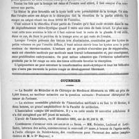 0276 - Page 276 - Académies et sociétés savantes. Académie de médecine. Séance du 21 février 1893 / Courrier / Conférences d'internat pour les asiles de La Seine / Nécrologie [Didion (de Nancy) / P. Meynet / Morel / Orlet (de Paris)]