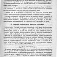 0281 - Page 281 - Revue de la presse étrangère. Médecine. Perforation de l'estomac et abcès sous-phréniques consécutifs à l'ulcère de l'estomac / Le hoquet des nouveau-nés et la syphilis héréditaire (Intern. Klin. Rundschau, 1893. 1893. nos 1 à 4) / Syphilis et cancer du larynx (Soc. de méd. de Berlin)