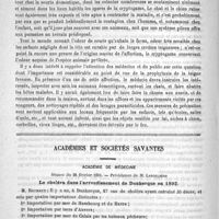 0308 - Page 308 - L'origine animale de la teigne faveuse, par le Docteur Gillot... / Académies et sociétés savantes. Académie de médecine. Séance du 28 février 1893