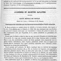 0329 - Page 329 - Traitement de la chorée, par le Docteur Jules Comby / Académies et sociétés savantes. Société médicale des hôpitaux. Séance du 3 mars