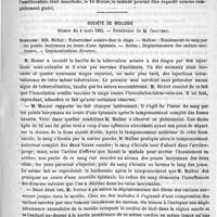 0331 - Page 331 - Académies et sociétés savantes. Société médicale des hôpitaux. Séance du 3 mars / Société de biologie. Séance du 4 mars 1893