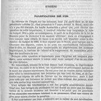 0373 - Page 373 - Sommaire / Hygiène. Falsifications des vins
