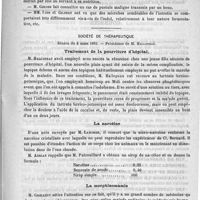 0407 - Page 407 - Académies et sociétés savantes. Société de biologie. Séance du 18 mars 1893 / Société de thérapeutique. Séance du 8 mars 1893