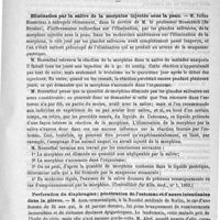 0417 - Page 417 - Revue de la presse étrangère. Médecine. Elimination par la salive de la morphine injectée sous la peau (Centralblatt für Klin. Med., n°1, 1893) / Perforation du diaphragme ; pénétration de l'estomac et d'anses intestinales dans la plèvre