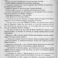 0420 - Page 420 - Courrier. Exposition internationale de médecine et d'hygiène / Nécrologie [Bardol (de Saint-Chely-d'Apcher) / Arnold (Algérie)] / Laboratoire de tératologie