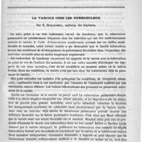 0433 - Page 433 - Sommaire / La variole chez les tuberculeux, par H. Richardière...
