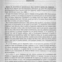 0471 - Page 471 - Revue de la presse étrangère. Médecine. Kyste du pancréas ou épanchement dans l'arrière-cavité des épiploons (British med journ., nov. 1892) (British med. Journ., 4 mars)