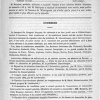 0503 - Page 503 - Académies et sociétés savantes. Société de thérapeutique. Séance du 22 mars 1893 / Courrier / Association générale de prévoyance et de secours mutuels des médecins de France