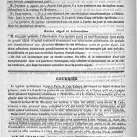 0516 - Page 516 - Académies et sociétés savantes. Société médicale des hôpitaux. Séance du 7 avril 1893 / Courrier