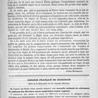 0521 - Page 521 - Hygiène. Le typhus exanthématique dans les prisons et les hôpitaux de Paris [Jules Rochard] / Congrès français de chirurgie. Suite de la discussion sur les tumeurs fibreuses