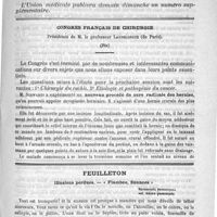 0529 - Page 529 - Sommaire / Congrès français de chirurgie (Fin) / Feuilleton. Illusions perdues. - "Flambez, finances"