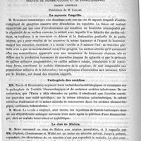 0538 - Page 538 - Académies et sociétés savantes. Société de chirurgie. Séance du 12 avril 1893 / Société de dermatologie et de syphiligraphie. Session annuelle