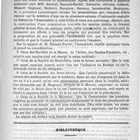 0551 - Page 551 - Association générale de prévoyance et de secours mutuels des médecins de France. Trente-quatrième assemblée générale tenue à Paris les 9 et 10 avril 1893.... Deuxième séance / Bibliothèque. Le paludisme chronique, par le Docteur L. Catrin. (Bibliothèque Charcot-Debove) - Paris, Rueff et Compagnie, 1893