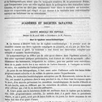 0595 - Page 595 - Revue générale. Rôle de l'organisme dans la genèse des maladies infectieuses, par le Docteur René Appert. (Suite et fin) / Académies et sociétés savantes. Société médicale des hôpitaux. Séance du 21 avril 1893
