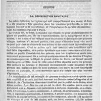 0601 - Page 601 - Sommaire / Hygiène. La désinfection sanitaire