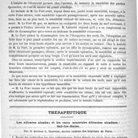 0644 - Page 644 - Académies et sociétés savantes. Académie de médecine. Séance du 2 mai 1893 / Thérapeutique. Les silicates alcalins et les eaux minérales silicatées alcalines : Sail-les-Bains. Par le Docteur L. Greffier...