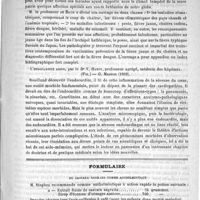 0647 - Page 647 - Bibliothèque. Maladies des pays chauds, par le Professeur De Brun... - G. Masson (1893) / L'endocardite aiguë, par le Dr V. Hanot... (Fin). - G. Masson (1893) / Formulaire. Du Cascara Sagrada comme anthelmintique / Courrier