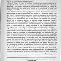 0659 - Page 659 - Bibliothèque. Traité clinique et thérapeutique de la tuberculose pulmonaire, par Samuel Bernheim. Edité par la Société d'éditions scientifiques, Paris, 1893 [Richardière] / Courrier. Clinique médicale de l'hôpital Necker