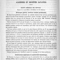 0668 - Page 668 - Revue de la presse française (Province). Le liquide de la périostite albumineuse / Académies et sociétés savantes. Société médicale des hôpitaux. Séance du 5 mai 1893