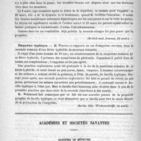 0702 - Page 702 - Revue de la presse étrangère (médecine). Récidive de diphtérie (British med. Journal, 22 avril) / Empyème typhique (Berlin. klin. Wochenschrifft, 10 avril) / Académies et sociétés savantes. Académie de médecine. Séance du 16 mai 1893