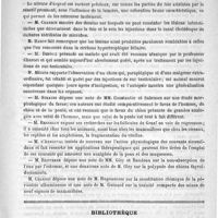 0705 - Page 705 - Académies et sociétés savantes. Société de biologie. Séance du 13 mai 1893 / Bibliothèque. L'exercice de la médecine thermale au point de vue de la déontologie médicale, par le Docteur J. Janicot, Paris. O. Doin