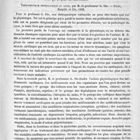 0707 - Page 707 - Bibliothèque. Hypnotisme et suggestion, par le Professeur Wundt. - Paris, Félix-Alcan, 1893 / Thérapeutique physiologique du coeur, par M. le Professeur G. Sée. - Paris, Bataille et Compagnie, 1893 / Courrier