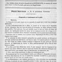 0709 - Page 709 - Sommaire / Hôpital Saint-Louis. - M. le Professeur Fournier. Diagnostic et traitement de la gale