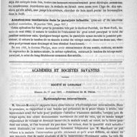 0717 - Page 717 - Revue de la presse américaine (chirurgie). Un cas remarquable de kéloïde est publié par le Docteur Taylor, dans le New-York medical, journal du 7 janvier 1893 / Anastomoses tendineuses dans la paralysie infantile. (Journal of the american médical association, 28 janvier 1893, page 107) / Académies et sociétés savantes. Société de chirurgie. Séance du 17 mai 1893