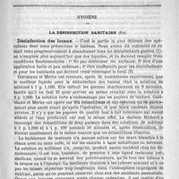 0721 - Page 721 - Sommaire / Hygiène. La désinfection sanitaire (fin)