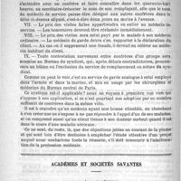 0728 - Page 728 - Projet d'organisation d'un service de garde pendant les dimanches et jours fériés, dans les centres qui possèdent plusieurs médecins / Académies et sociétés savantes. Académie de médecine. Séance du 25 mai 1893