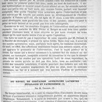 0751 - Page 751 - Traitement de l'encéphalocèle par l'excision / Du réveil de certaines affections latentes (étiologie et pathogénie), par M. Verneuil