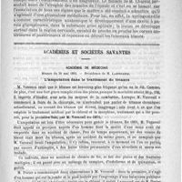0765 - Page 765 - Hôpital de la Pitié. - M. le Professeur Tillaux. Arthropathies syringomyéliques / Académies et sociétés savantes. Académie de médecine. Séance du 30 mai 1893
