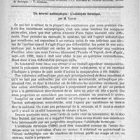 0773 - Page 773 - Sommaire / Un nouvel antiseptique : l'aldéhyde formique, par M. Valude