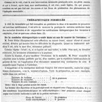 0780 - Page 780 - Revue de la presse anglaise. Chirurgie. Une observation d'épilepsie focale. - Trépanation. - Excision du foyer après localisation par l'excitation électrique. - Amélioration / Thérapeutique formulée / De la conduite thérapeutique à tenir dans un cas de cancer de l'estomac / Traitement d'une crise de colique hépatique ?