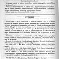 0784 - Page 784 - Académies et sociétés savantes. Société de chirurgie. Séance du 31 mai 1893 / Courrier. Inauguration de la statue de Renaudot / Récompenses à des médecins