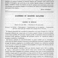 0803 - Page 803 - Action de l'électricité sur les microbes (Revue scientifique) / Académies et sociétés savantes. Académie de médecine. Séance du 6 juin 1893