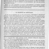 0813 - Page 813 - De la prétendue hérédité du rachitisme, par le Docteur Jules Comby... / La société de chirurgie / Feuilleton. Polyphobies