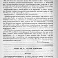 0816 - Page 816 - La société de chirurgie [Eugène Rochard] / Revue de la presse étrangère. Médecine. Excision du chancre induré