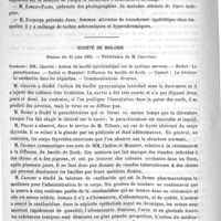 0842 - Page 842 - Académies et sociétés savantes. Société de dermatologie et de syphiligraphie. Séance du 8 juin 1893 / Société de biologie. Séance du 10 juin 1893