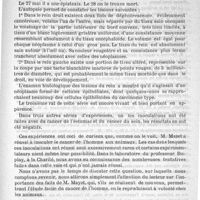 0851 - Page 851 - Sur les effets de l'inoculation aux animaux de cancer humain ou de produits cancéreux (Note de M. Mayet, présentée par M. Bouchard, à l'académie des sciences, dans la séance du 5 juin) / Revue de thérapeutique. Le traitement de la pneumonie par la digitale à hautes doses. - Les bains électriques dans la morphée