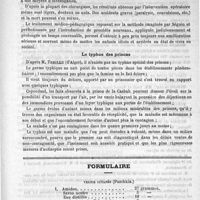0879 - Page 879 - Académies et sociétés savantes. Académie de médecine. Séance du 20 juin 1893 / Formulaire. Vernis cutanés (Paschkis)