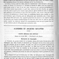 0900 - Page 900 - Revue de l'hygiène. La filtration de l'eau et le choléra / Académies et sociétés savantes. Société médicale des hôpitaux. Séance du 23 juin 1893
