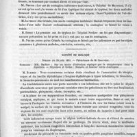 0903 - Page 903 - Académies et sociétés savantes. Société médicale des hôpitaux. Séance du 23 juin 1893 / Société de biologie. Séance du 24 juin 1893