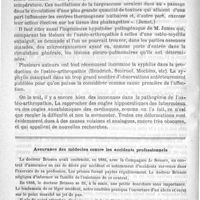 0008 - Page 4 - De l'ostéo-arthropathie hypertrophiante pneumique / Assurance des médecins contre les accidents professionnels